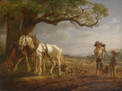 Peasants Resting in the Field by Albrecht Adam
